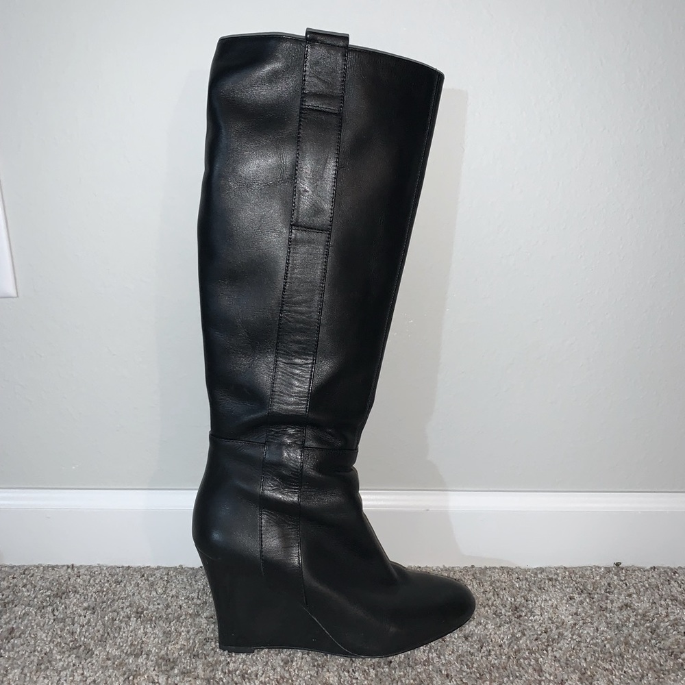 Nine West black tall boots NORDTROM